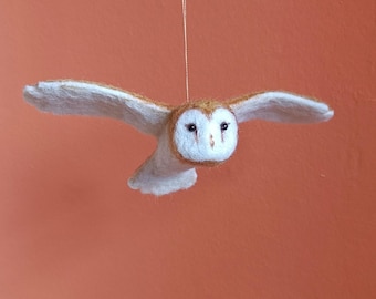 Wee Owls in flight