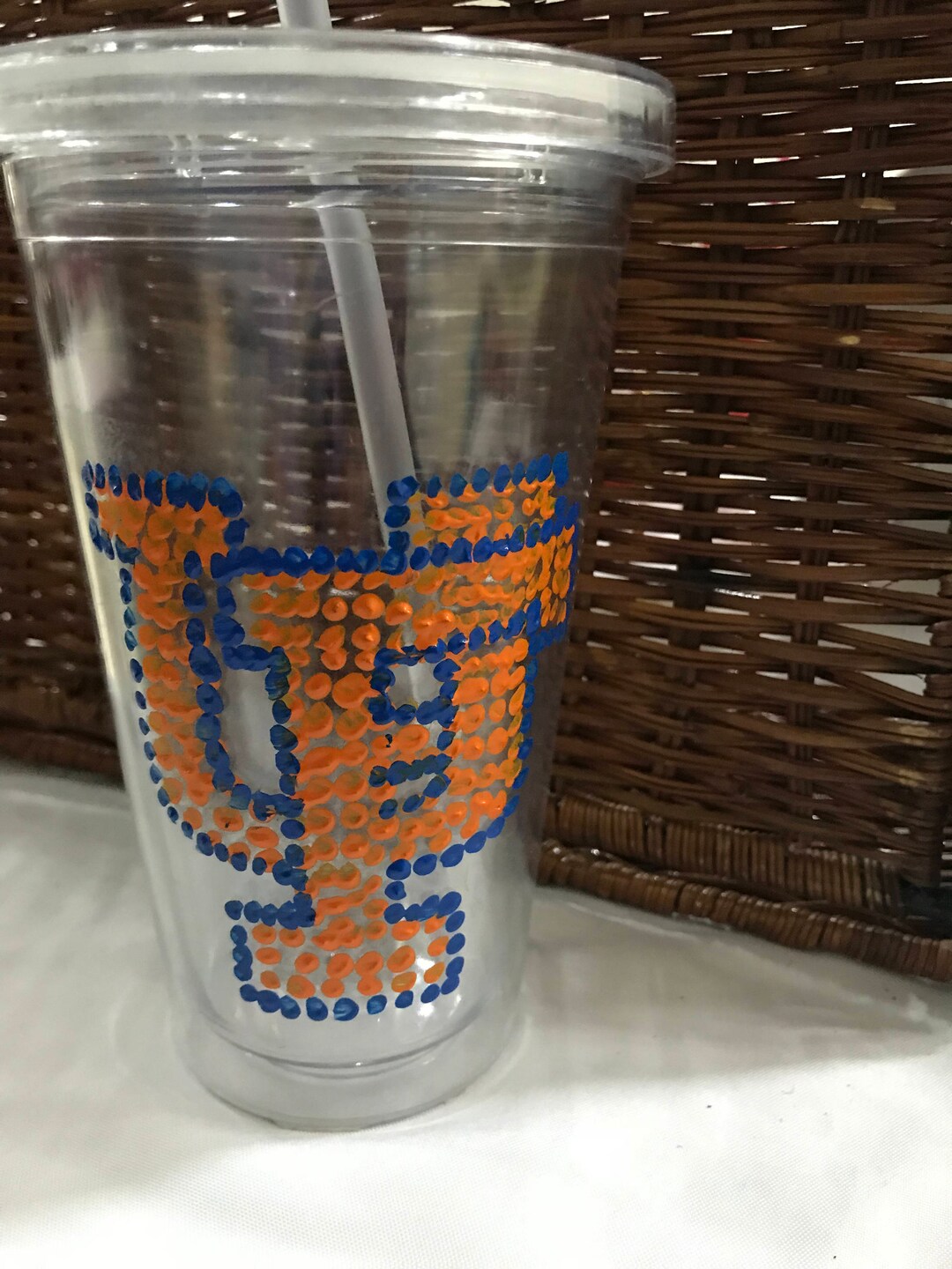UF FLORIDA GATORS Hand Painted Plastic Tumbler - Etsy