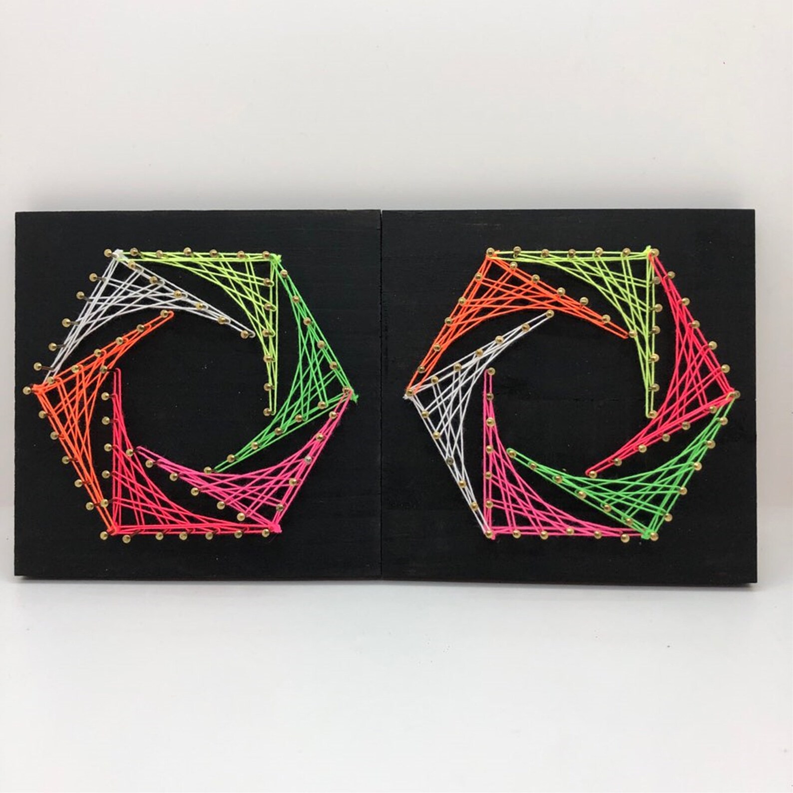 15CM Mini Geometry String Art Patterns / Templates | Etsy