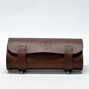 Leather handlebar bag, bicycle saddlebag, bicycle bag, bicycle purse, bike purse, bike pannier, bicycle pannier, gifts for cyclists