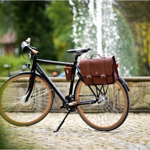 Leather Bicycle Bag and Handlebar Bag TOOLS I Big image 10