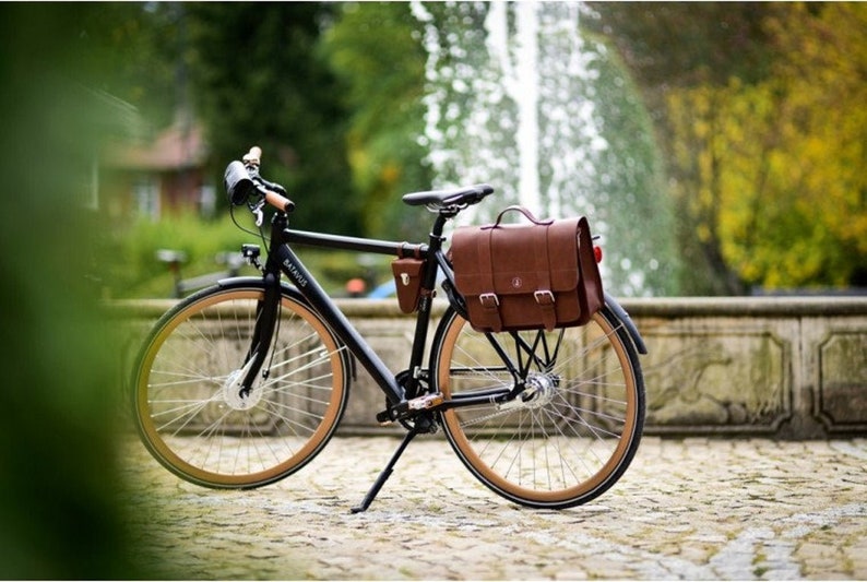 Leather Bicycle Bag and Handlebar Bag TOOLS I Big image 10