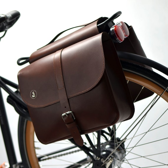 leather saddlebags for bicycles