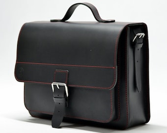 BUSINESS RIDE I Bicycle bag, leather bag for bicycle, perfect gift for cyclists, hand-crafted