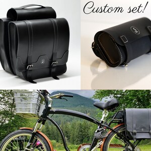 Doppelbicycle Tasche und Bike Lock Bild 1