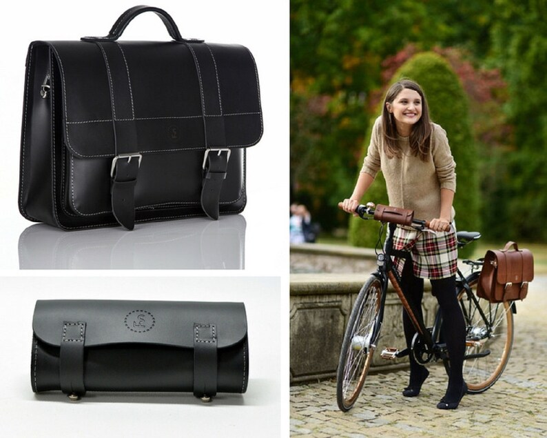Leather Handlebar Bag Bicycle Saddlebag Bicycle Bag Bicycle Etsy