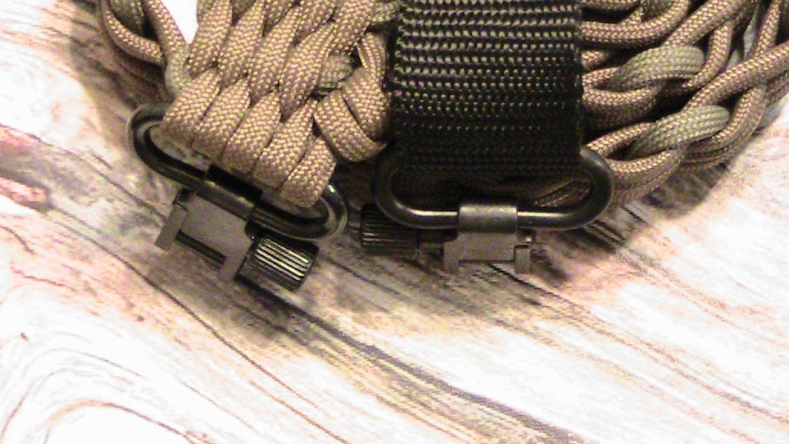 4454 Paracord Rifle Sling w/Universal QD Mounts Etsy