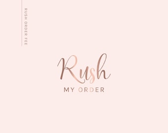 Rush fee. Need your item sooner?