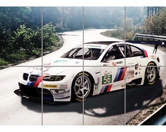 BMW CAR E30 VINTAGE POSTER PRINT ART WALL LARGE IMAGE GIANT