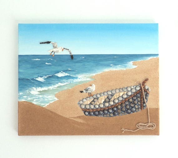 Download Strand thema kunst aan de muur Desktop Wallpaper