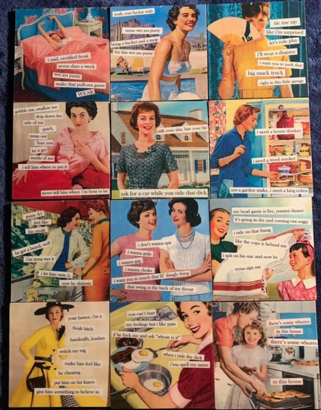 WAP Magnets Vintage Housewives
