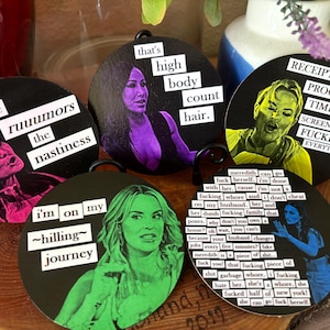 Best of RHOSLC Set B, Real Housewives Gifts - Coasters, Magnets, OR Ornaments, Real Housewives of Salt Lake City