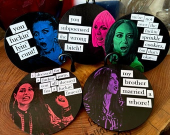 RHONJ, RHONJ Finale, Season 14 finale, Real Housewives Gifts - Coasters, Magnets, OR Ornaments, Real Housewives of New Jersey