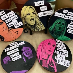 Best of RHOC, Real Housewives Gifts - Coasters, Magnets, OR Ornaments, Real Housewives of Orange County