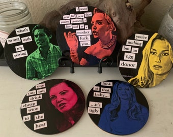 Southern Charm, Set B, Coasters, Ornaments (OR) Magnets (Set of 5)