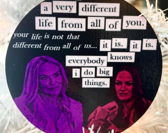 RHOSLC Ornament, Lisa Barlow Quote, Bravo Gift
