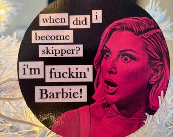 RHOC, Gina Kirschenheiter, RHOC Gina, Real Housewives of Orange County, Coaster, Magnet, Christmas ornament
