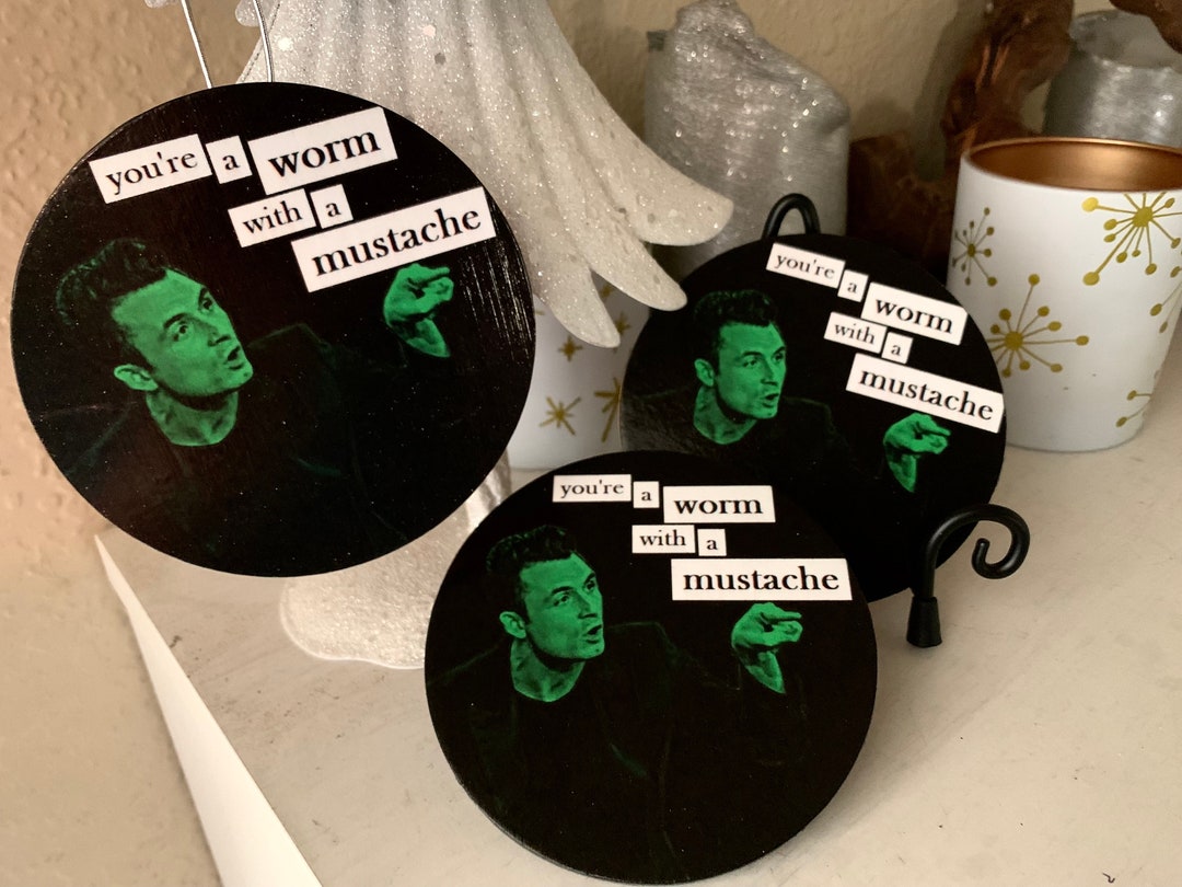 Scandoval Youre a Worm With a Mustache DJ James Kennedy Etsy