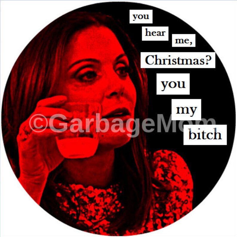OR Coasters 4 Real Housewives Christmas Ornaments Magnets