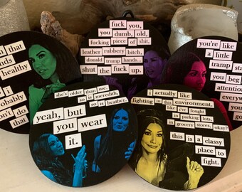 RHOSLC Monica Garcia, Real Housewives of Salt Lake City, Coasters, Magnets, or Ornaments