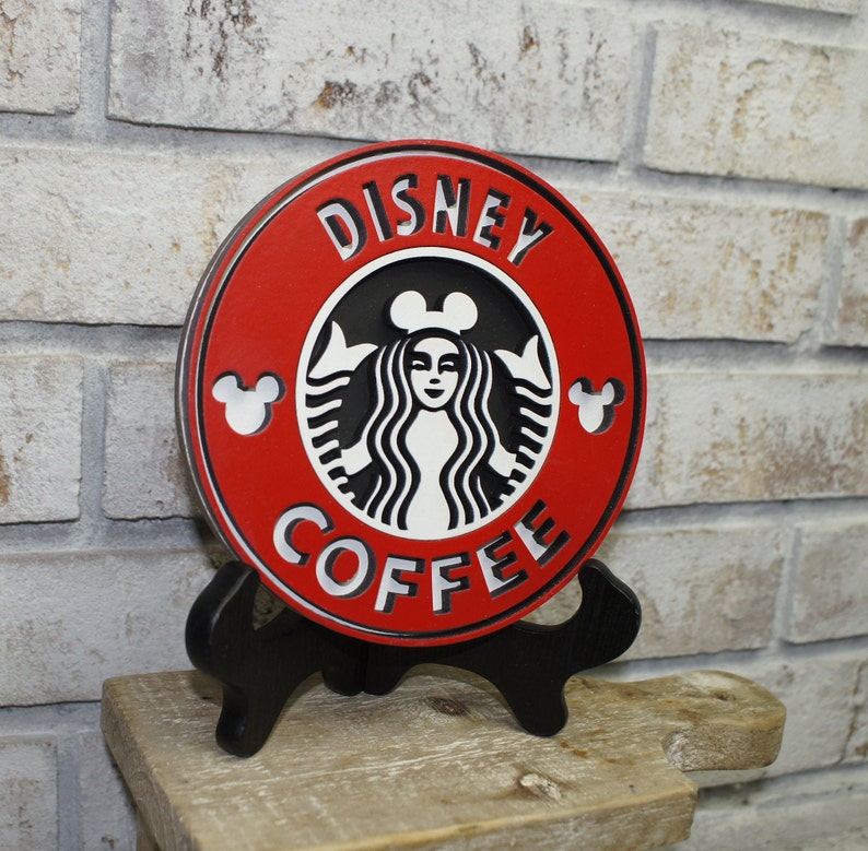 starbucks wooden tray