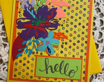 Assortiment van 5 kleurrijke 5x7 wenskaarten #206