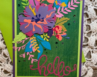 Assortiment van 5 kleurrijke 5x7 wenskaarten #205