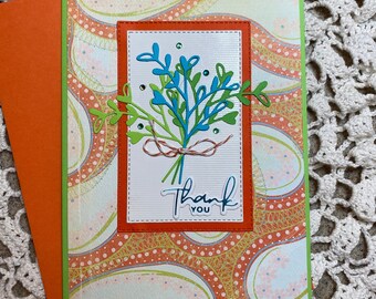 Bundel van 5- 5x7 diverse handgemaakte wenskaarten - uniek, grillig - #203