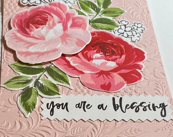 Je bent een zegen - prachtig handgemaakte wenskaart