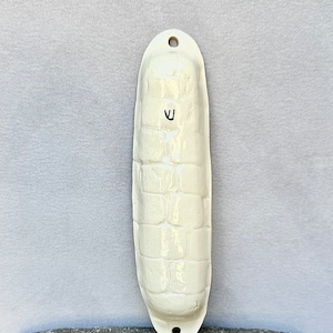 White modern Jerusalem Kotel mezuzah case