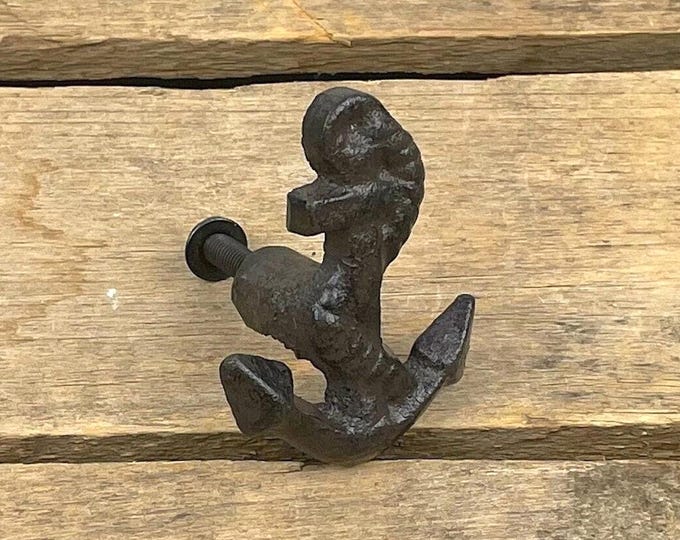 Cast Iron Anchor Drawer Knobs