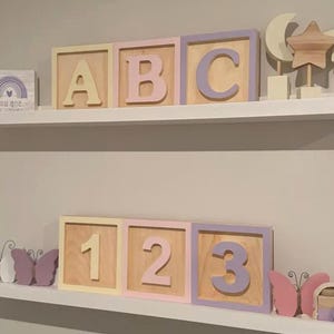 Large Wooden Letter Blocks, Large Alphabet Letter Blocks