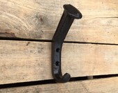 Railroad Spike Wall Hook, Cast Iron Railroad Spike Coat Hook, Railway Spike Wall Hook, Rustic Railroad Spike Hook