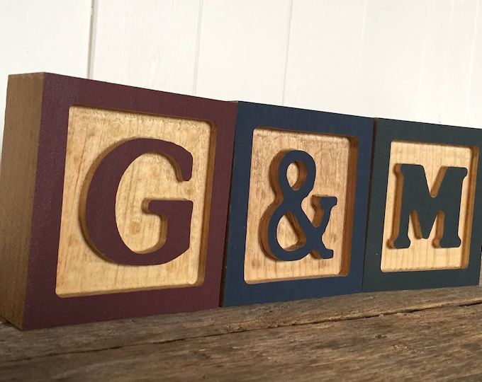Wooden Letter Blocks