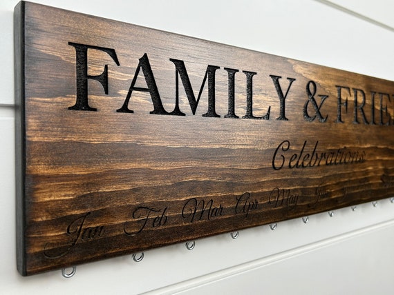 Family & Friends Celebrations Calendar Board