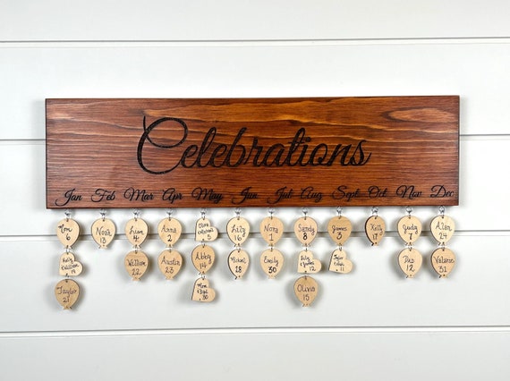 CELEBRATIONS Calendar Board