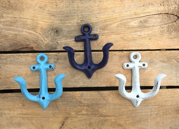 Rustic Anchor Wall Hooks