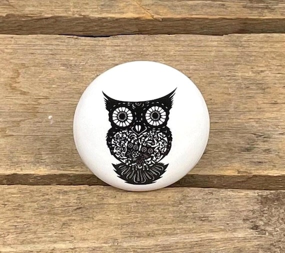 Owl Ceramic Drawer Knob
