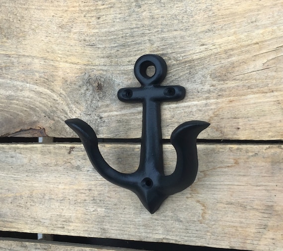 Anchor Wall Hooks Cast Iron Anchor Hook Anchor Coat Hook Etsy UK