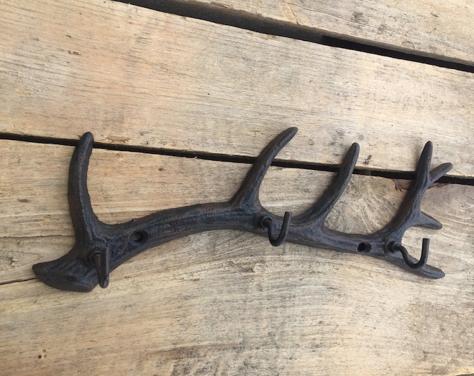 Cast Iron Antler Key Rack