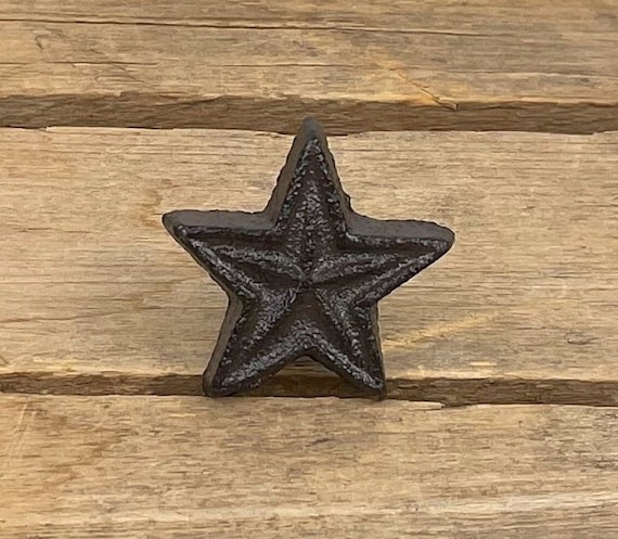 Cast Iron Star Shaped Knobs