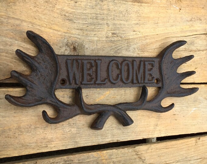 Antler Welcome Sign