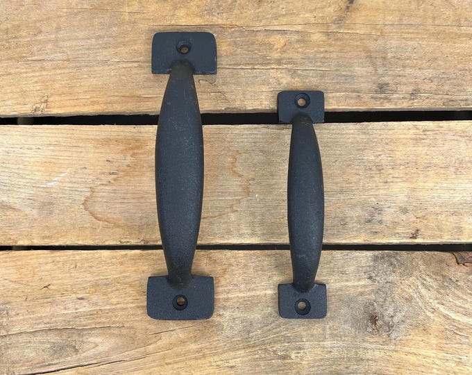 Classic Black Cast Iron Drawer Pull