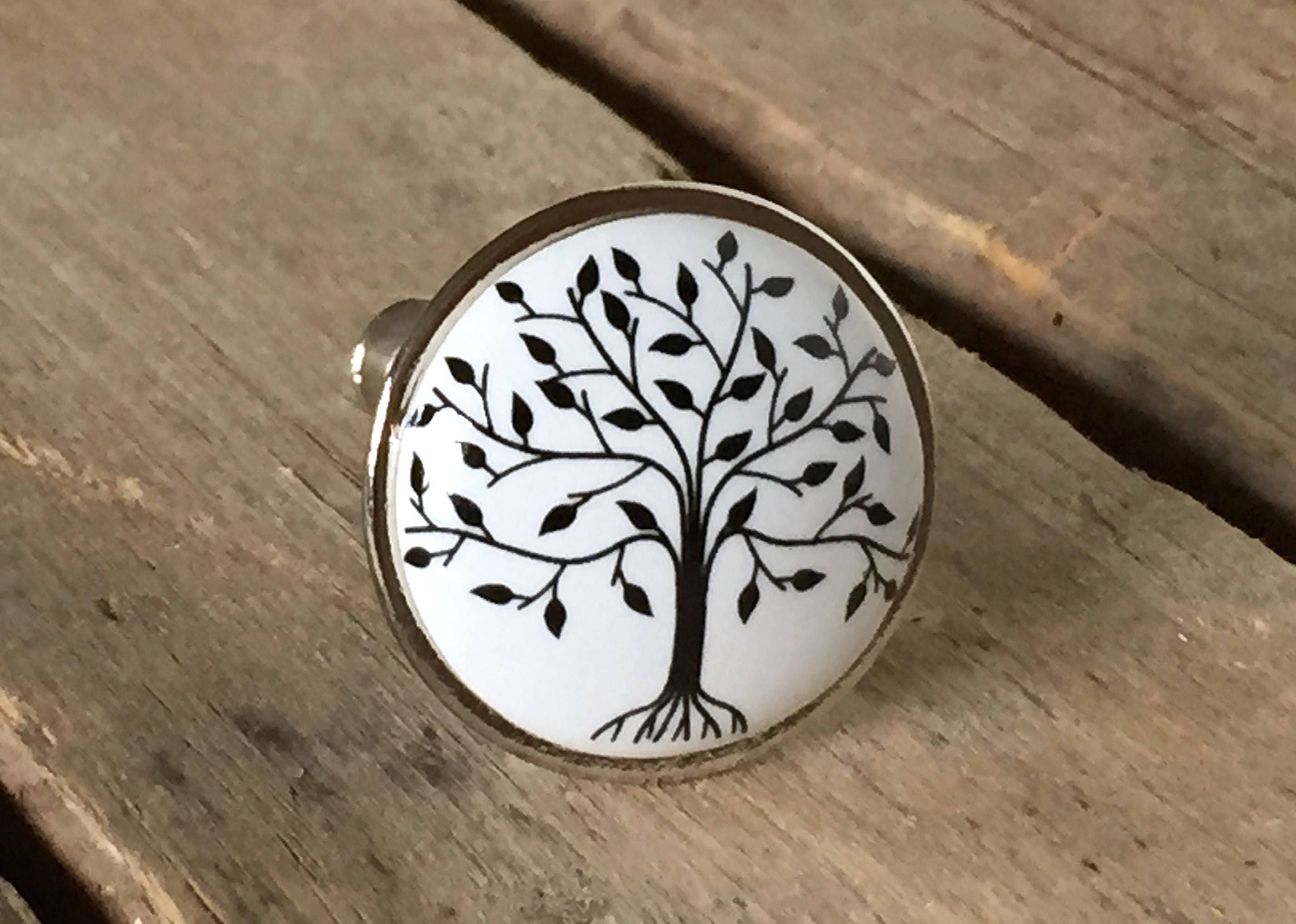 Small Tree of Life Drawer Knob