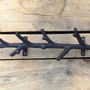 Tree Branch Key Rack, Cast Iron Branch Key Rack, Metal Branch Key Rack