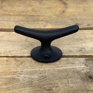 Small Boat Cleat Hook, Cast Iron Boat Cleat Hook, Cast Iron Dock Cleat, Nautical Hook