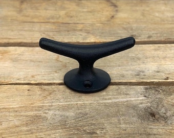 Small Boat Cleat Hook, Cast Iron Boat Cleat Hook, Cast Iron Dock Cleat, Nautical Hook