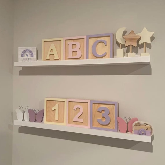 Large Wooden Letter Blocks