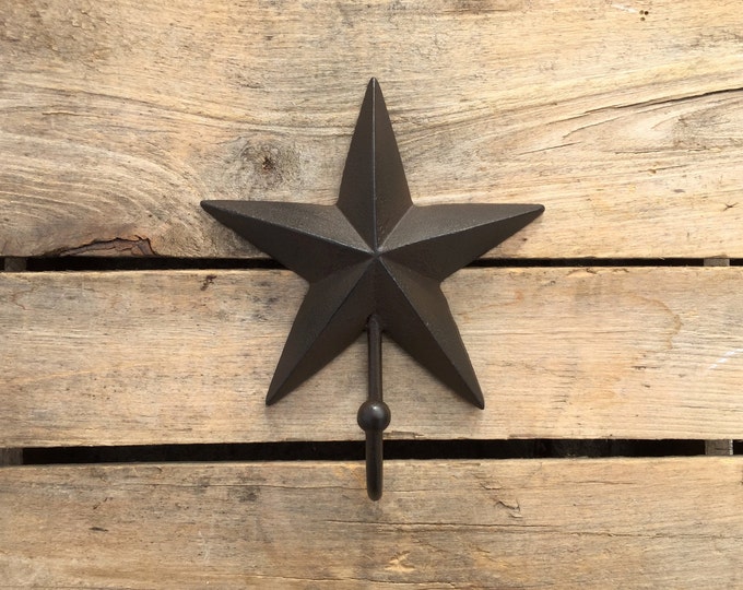 Star Cast Iron Wall Hook
