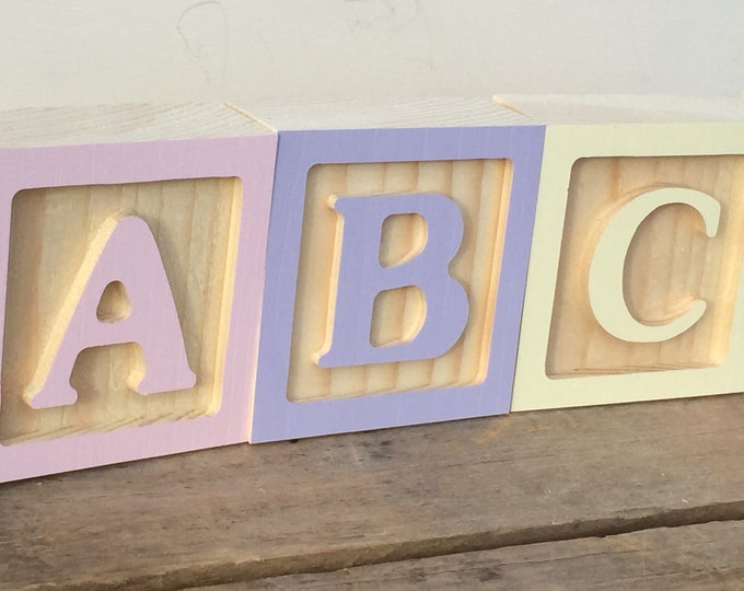 Wooden Letter Blocks